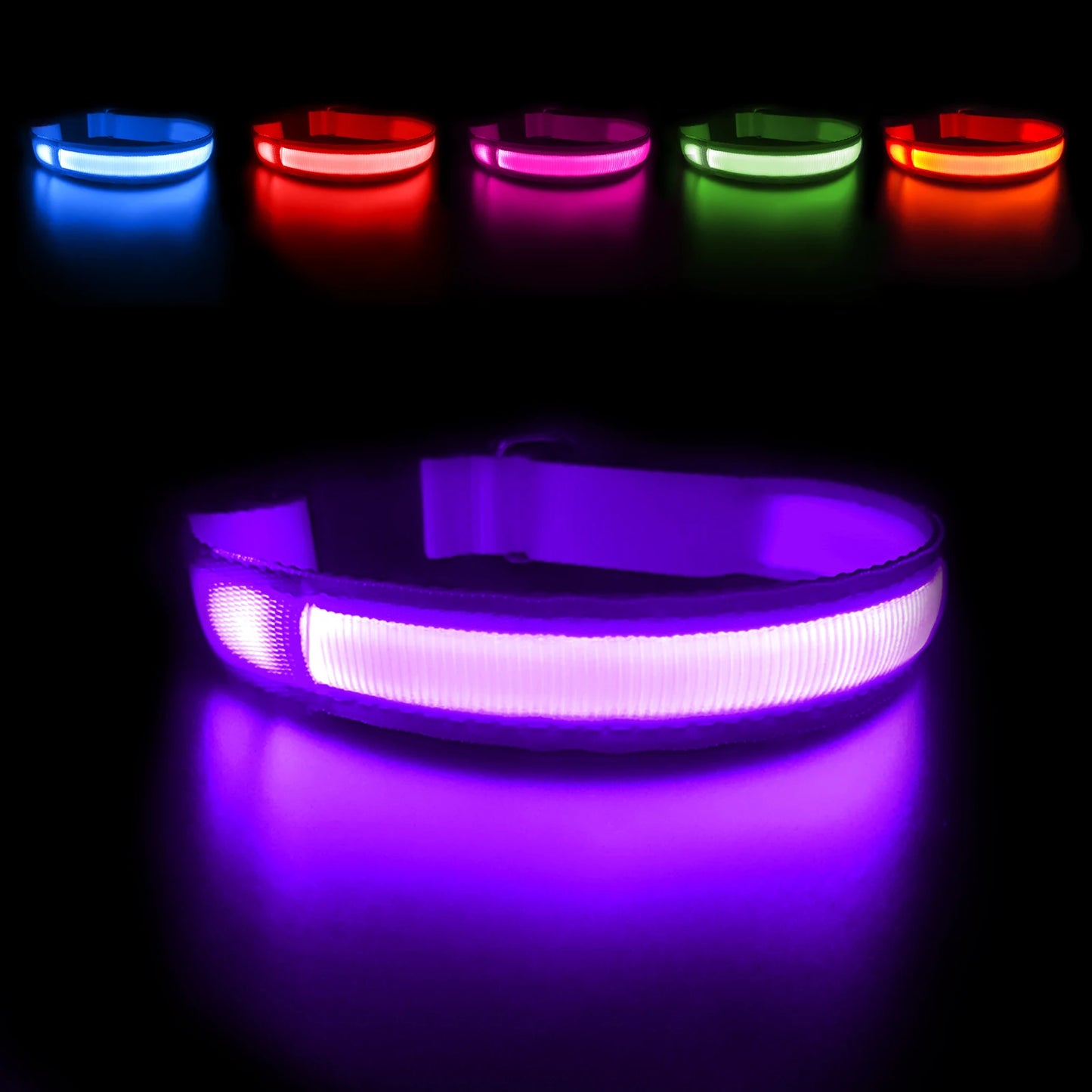 MASBRILL LED Dog Collar – Luminous Safety and Style for Your Furry Friend
