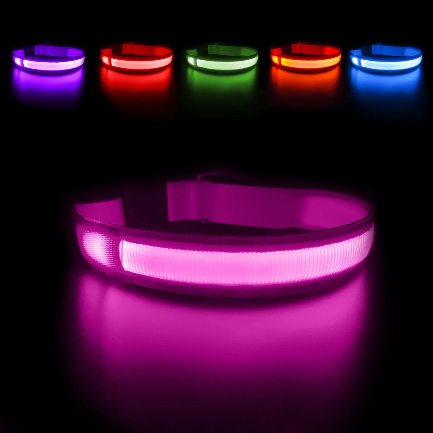 MASBRILL LED Dog Collar – Luminous Safety and Style for Your Furry Friend