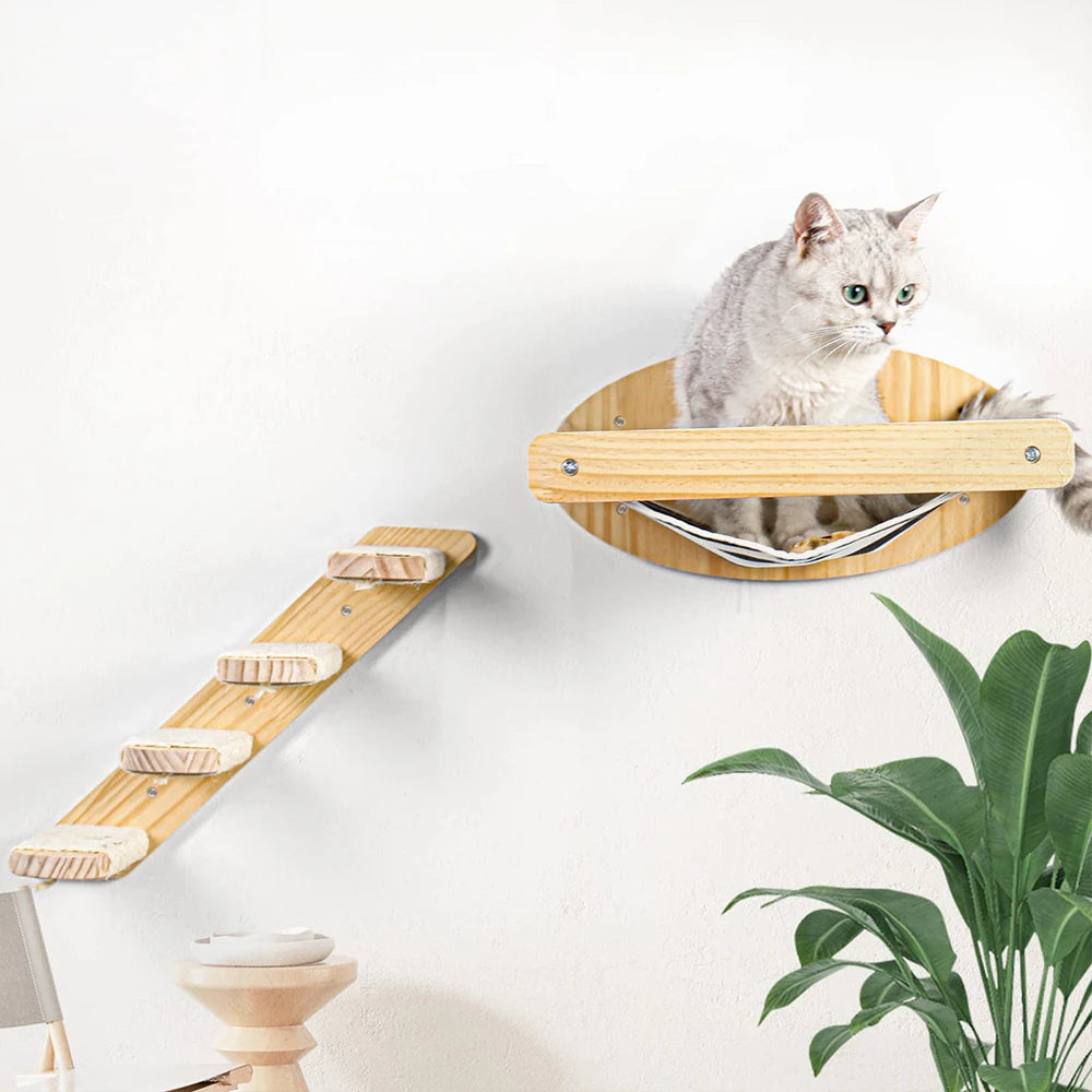 Wall-Mounted Cat Furniture Set