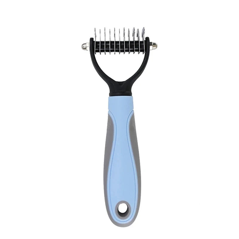 Dematting & Deshedding Brush For Cats & Dogs