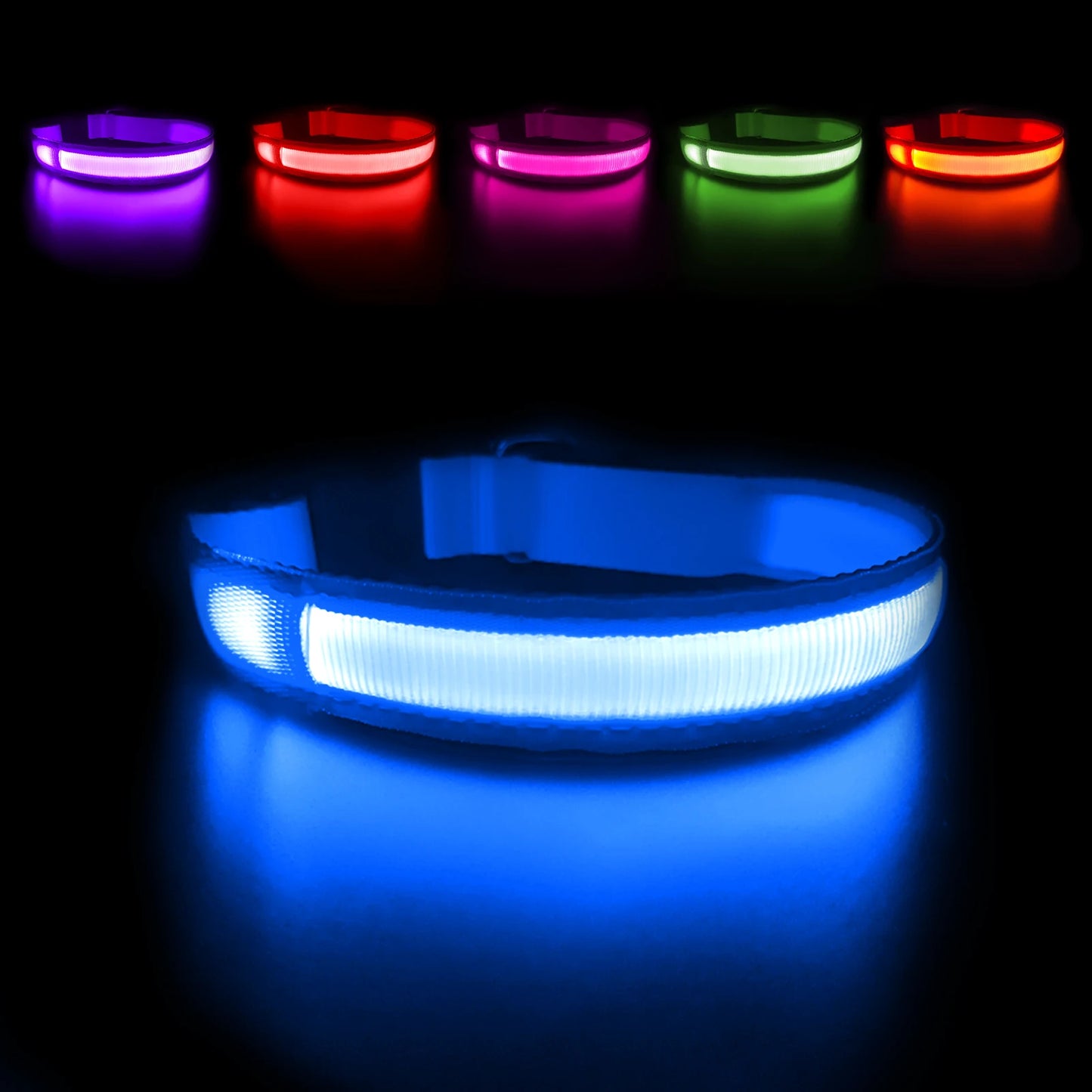 MASBRILL LED Dog Collar – Luminous Safety and Style for Your Furry Friend