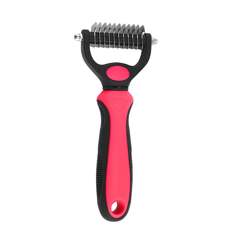 Dematting & Deshedding Brush For Cats & Dogs