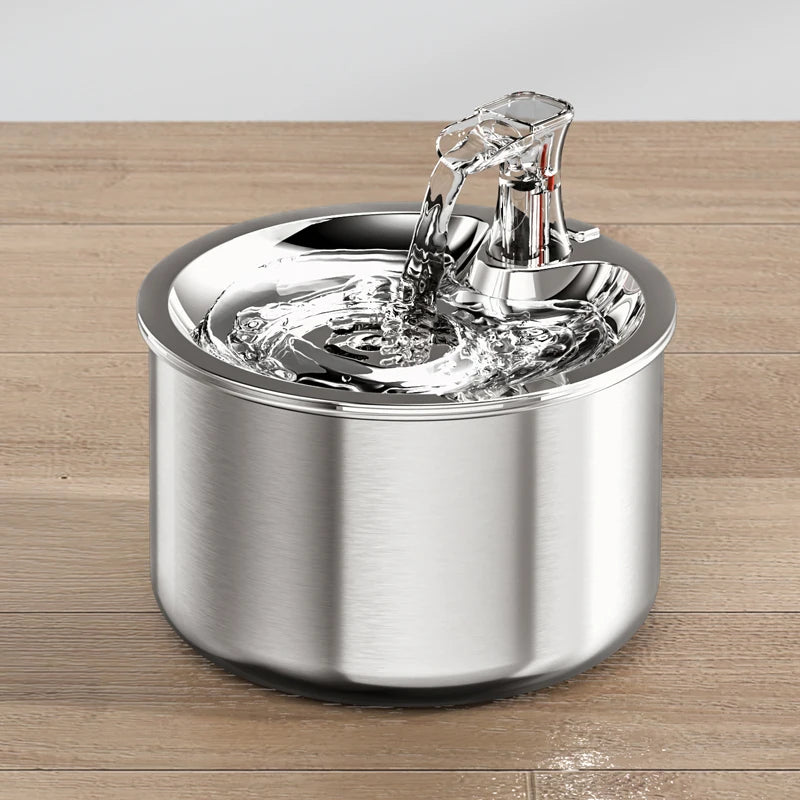 Stainless Steel Automatic Pet Water Fountain