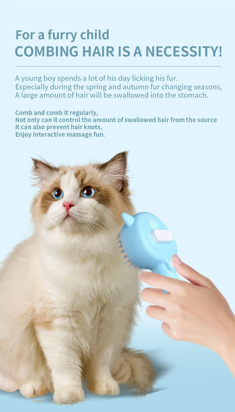 Rechargeable Self Cleaning Slicker Brush For Dogs & Cats