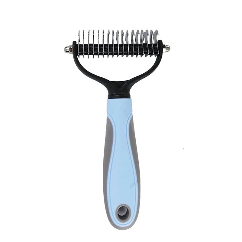 Dematting & Deshedding Brush For Cats & Dogs