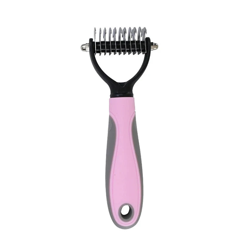 Dematting & Deshedding Brush For Cats & Dogs