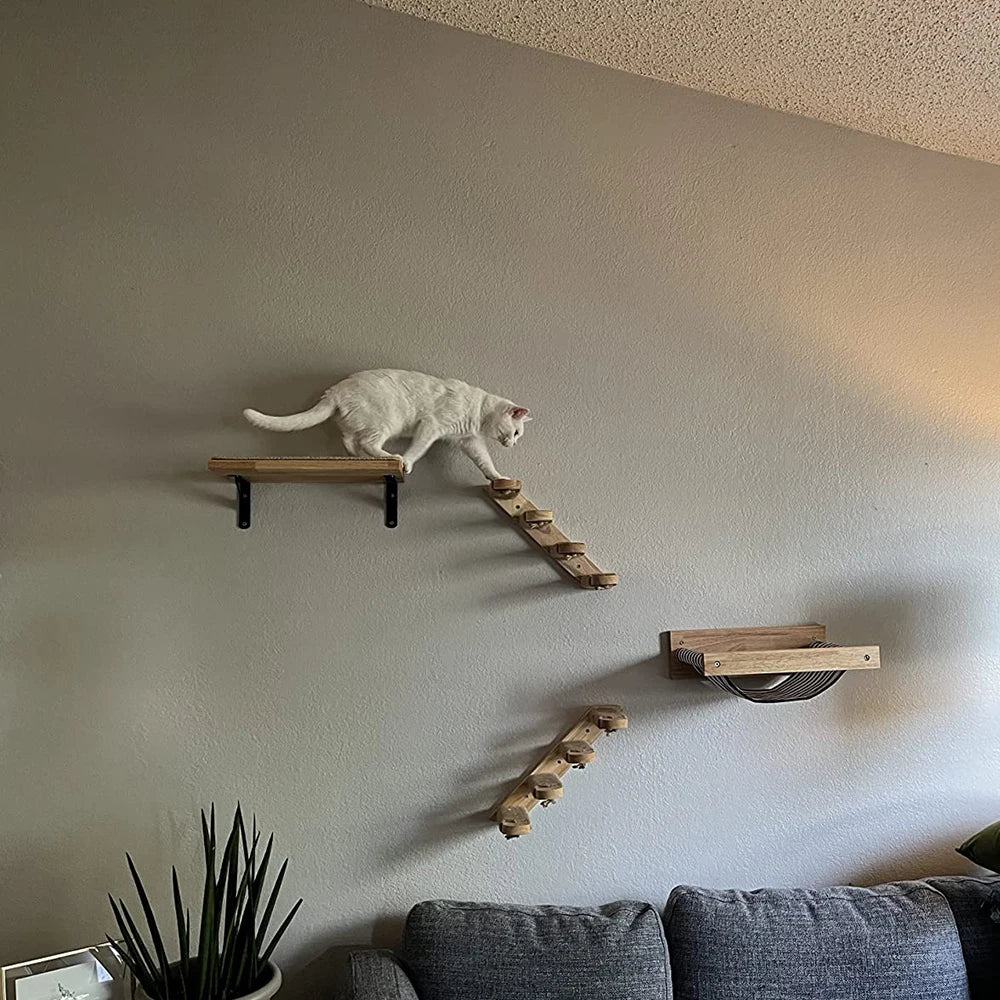 Wall-Mounted Cat Furniture Set